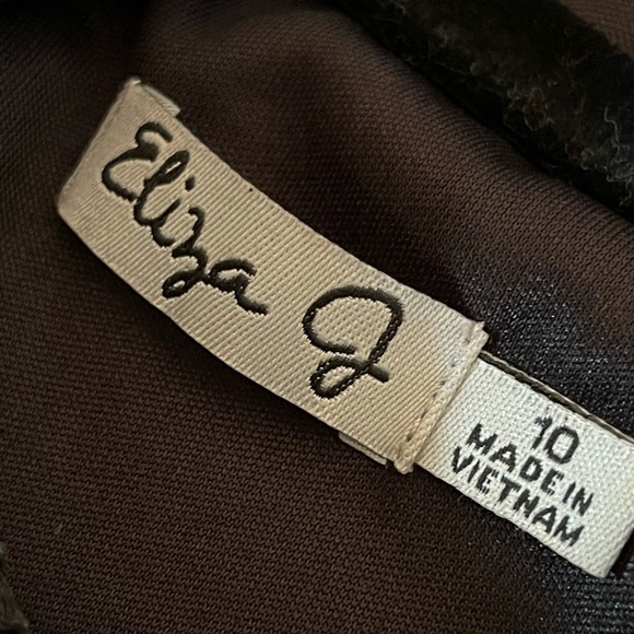 ELIZA J Woman’s Black halter cocktail dress size 10 - Picture 4 of 8